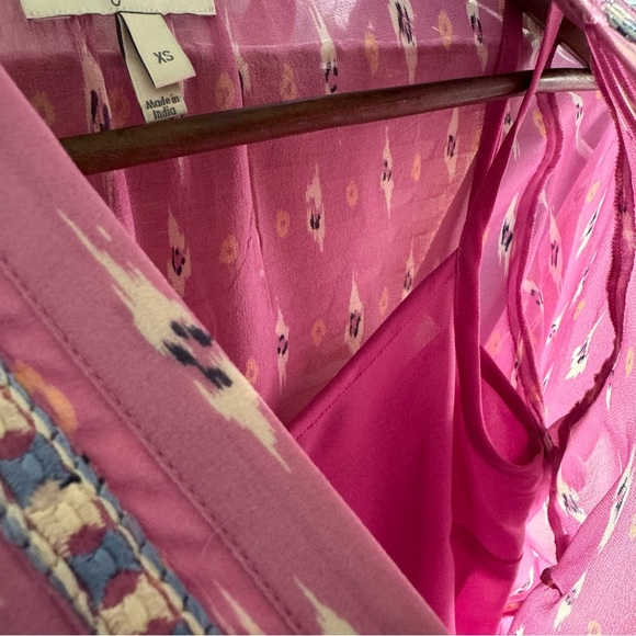 Joie Silk Suerte dress in pink. Size: X-Small - Picture 8 of 16